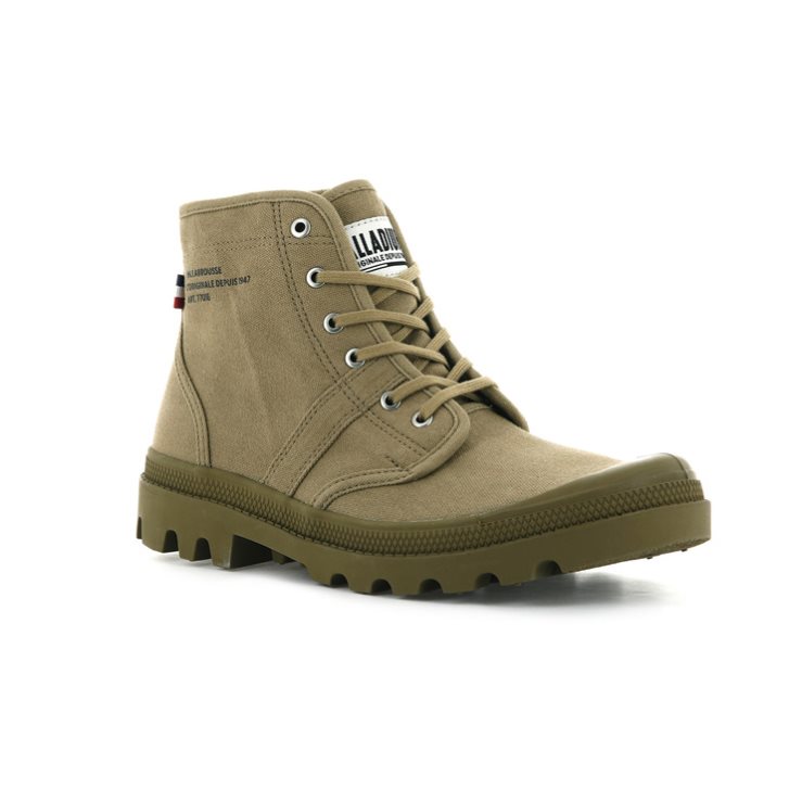 Bottes Palladium Pallabrousse Legion Femme Vert Olive | FR WDC543J